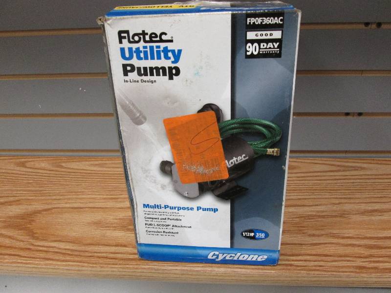 lot 307 image: Flotec Utility Pump in line design ...