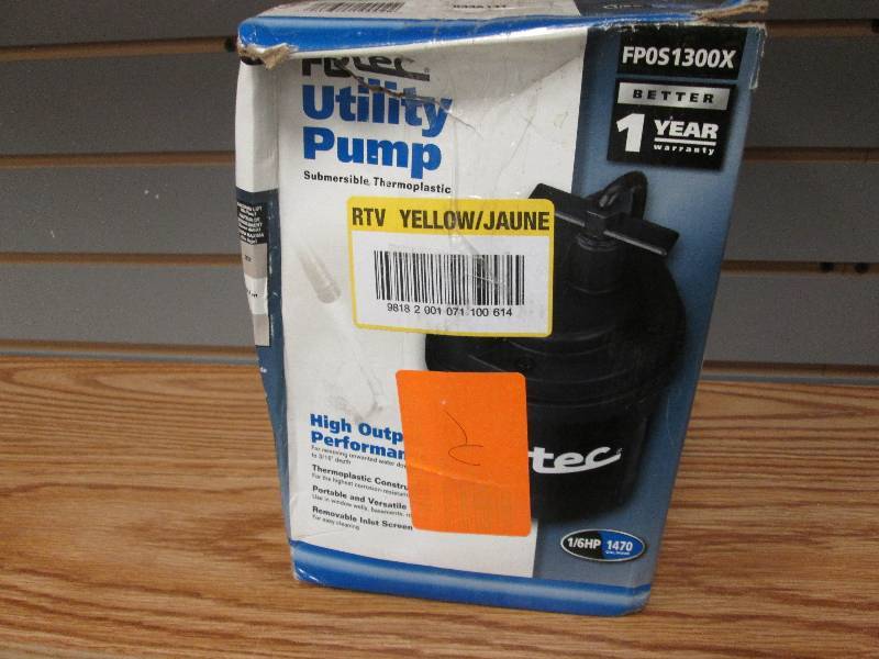 lot 312 image: Flotec Utility Pump submersible the...