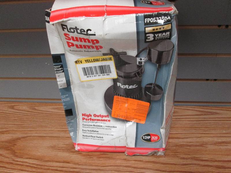 lot 317 image: Flotec Sump Pump Automatic Submersi...