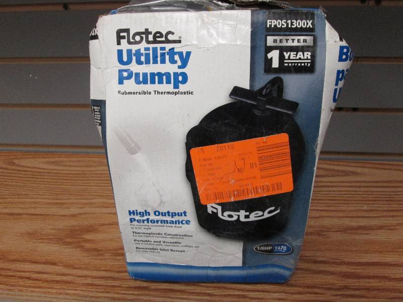 lot 321 image: Flotec Utility Pump submersible the...