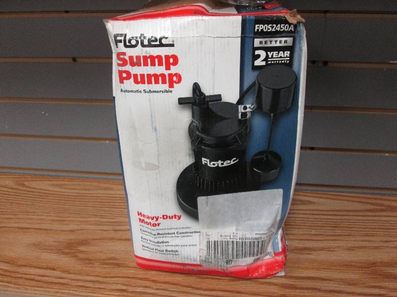 lot 322 image: Flotec Sump Pump Automatic Submersi...