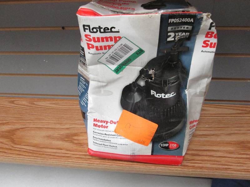 lot 326 image: Flotec Sump Pump Automatic Submersi...