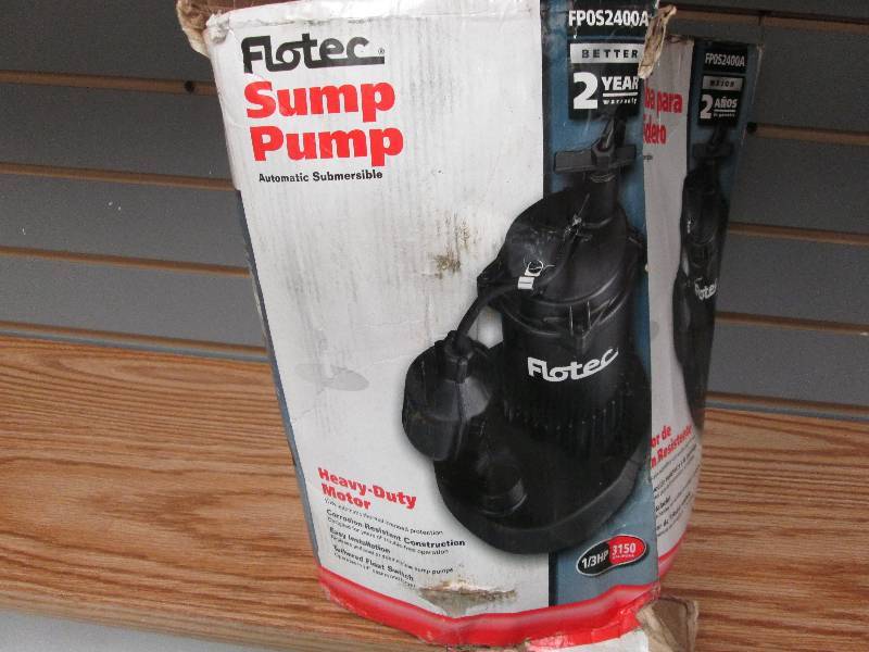 lot 330 image: Flotec Sump Pump Automatic Submersi...