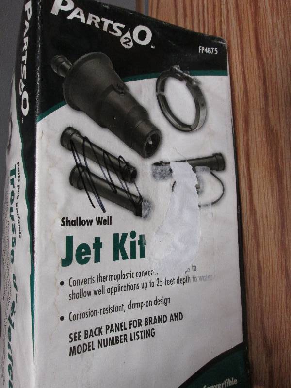 lot 331 image: Parts2O FP4875 Shallow Well Jet Kit...