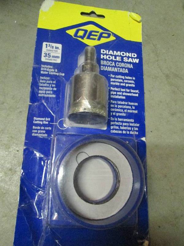 lot 209 image: QEP Diamond Hole Saw - 1 38 - For...