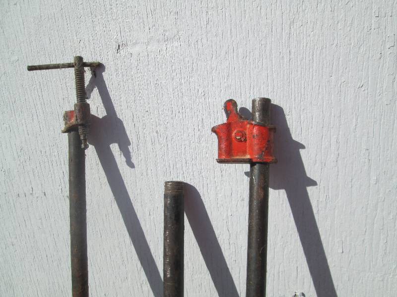 lot 7 image: lot of bar clamps...