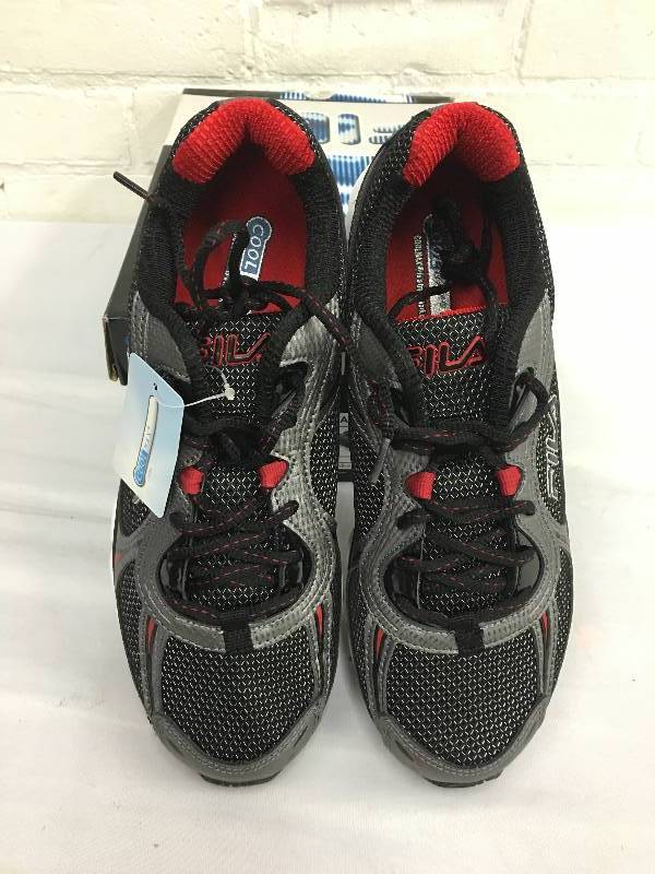 lot 93 image: Fila Mens Quadrix Running Shoe Size 9 Retail $90