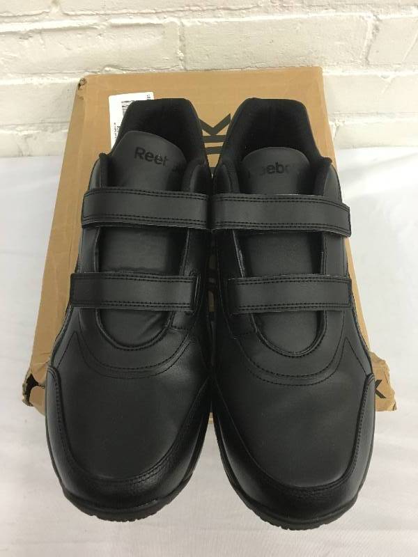 lot 128 image: Reebok Mens Work N Cushion Leather Work Shoe - Wide size 13