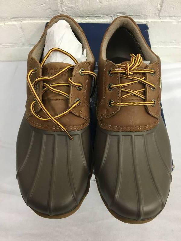 lot 142 image: Sperry Mens Avenue 3-Eyelet Duck Boot size 8.5 retail $124