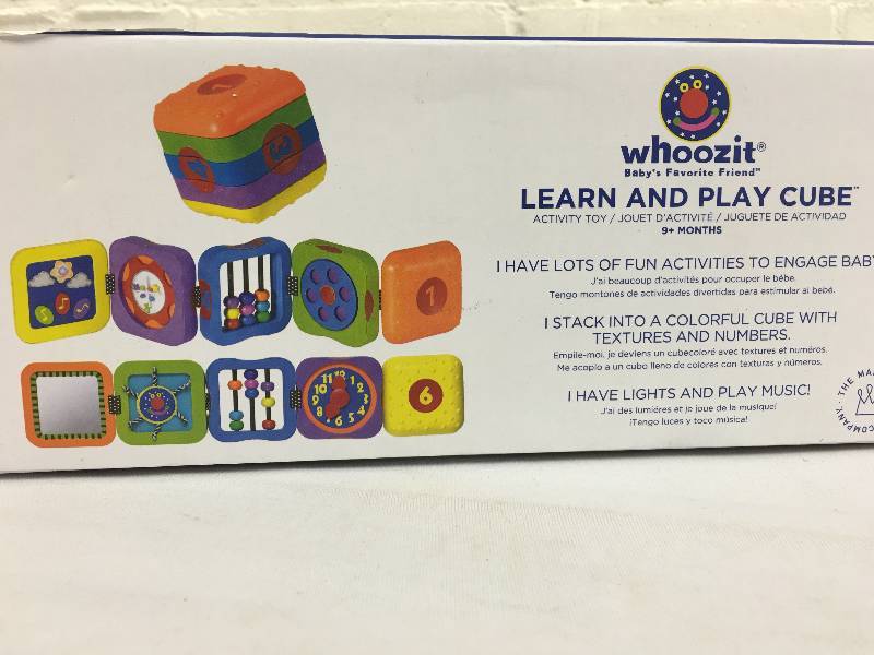lot 165 image: Manhattan Toy Whoozit Learn & Play Cube