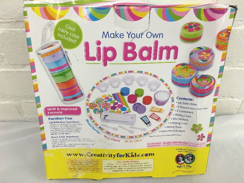 lot 172 image: Creativity for Kids Make Your Own Lip Balm Kit