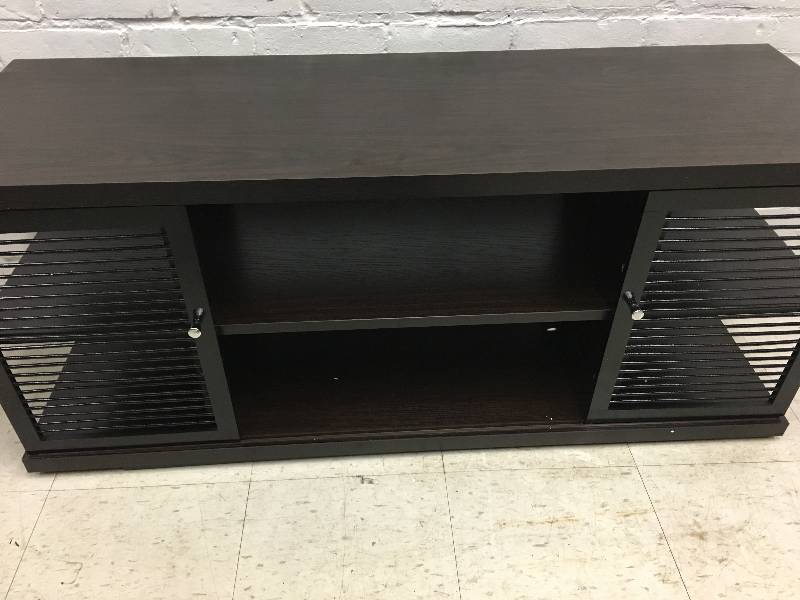lot 216 image: Hampton TV Stand - EspressoBlack retail $209