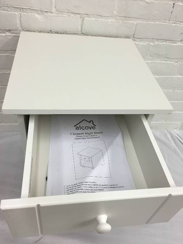 lot 217 image: 1-Drawer Nightstand