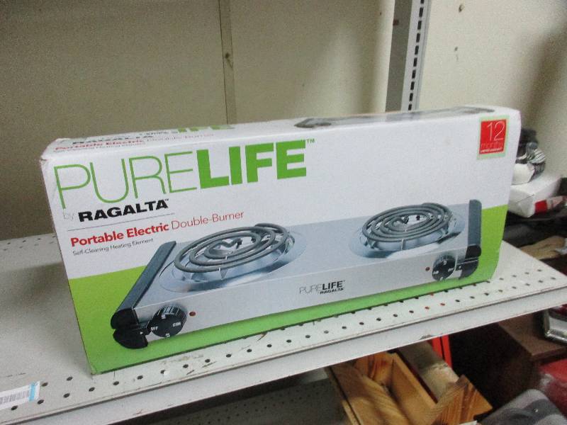 Electric double burner