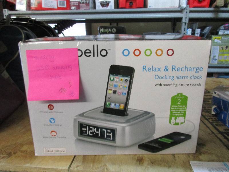 Docking alarm clock