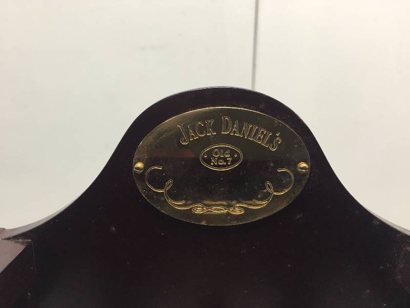 JACK DANIELS DISPLAY CASE WITH CANDLE