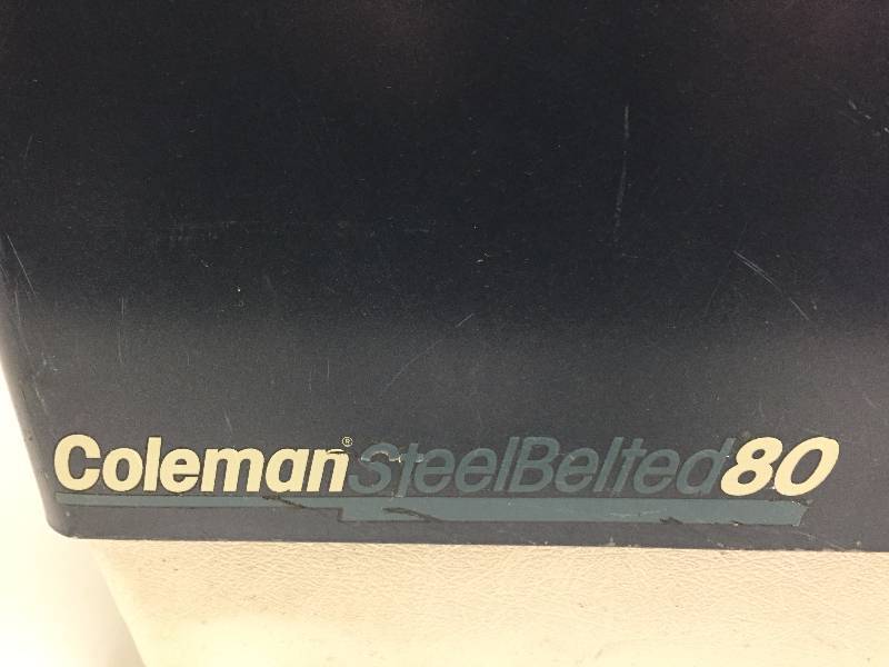 COLEMAN STEEL BELTED 80QT COOLER