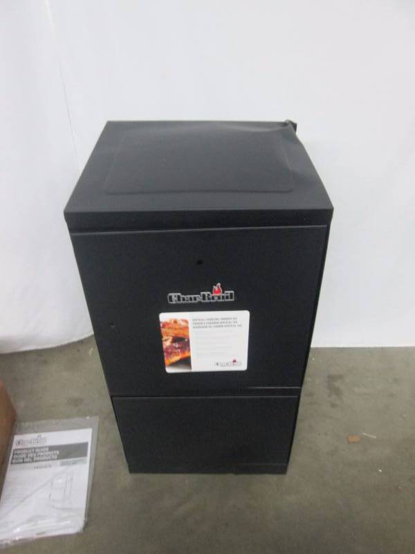 lot 42 image: Char-Broil Vertical Charcoal Smoker