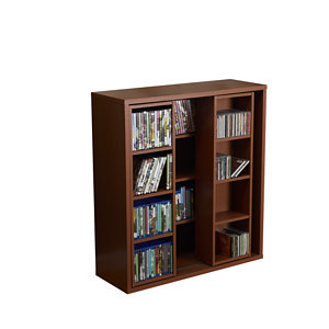 lot 29 image: alcove Sliding Shelf Media Cabinet