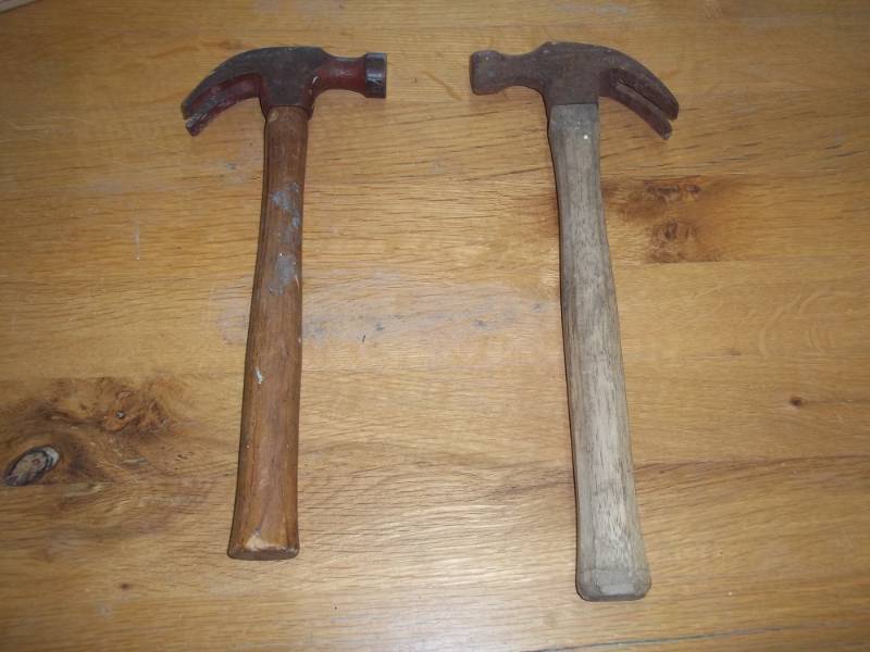 lot 73 image: 2 claw hammers