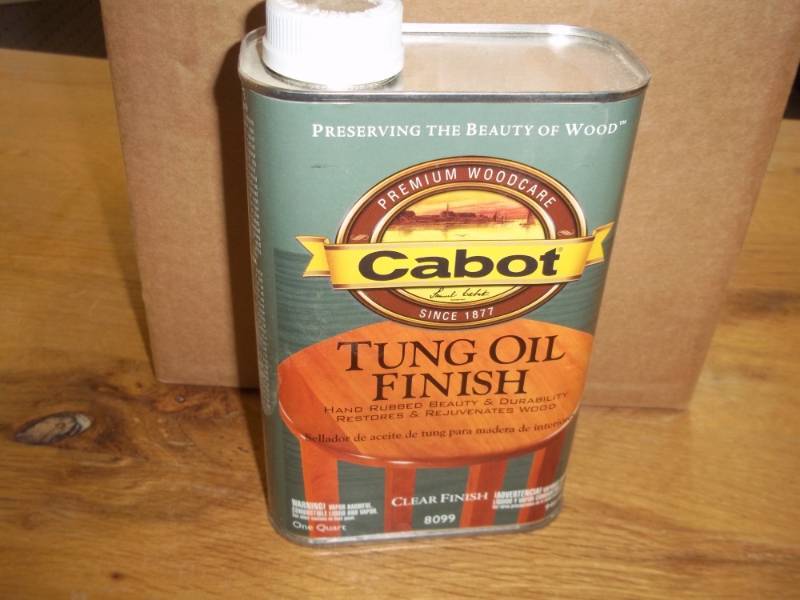 lot 90 image: 5 New Quarts of Cabot Tung Oil Finish