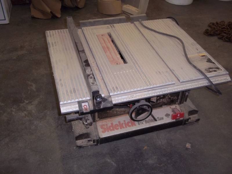 Delta sidekick shop table saw