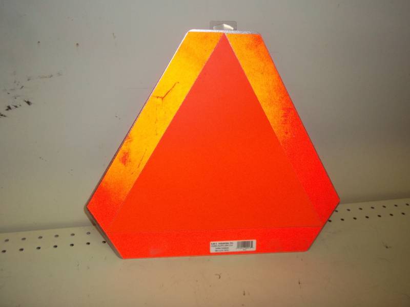 lot 175 image: Slow moving vehicle sign