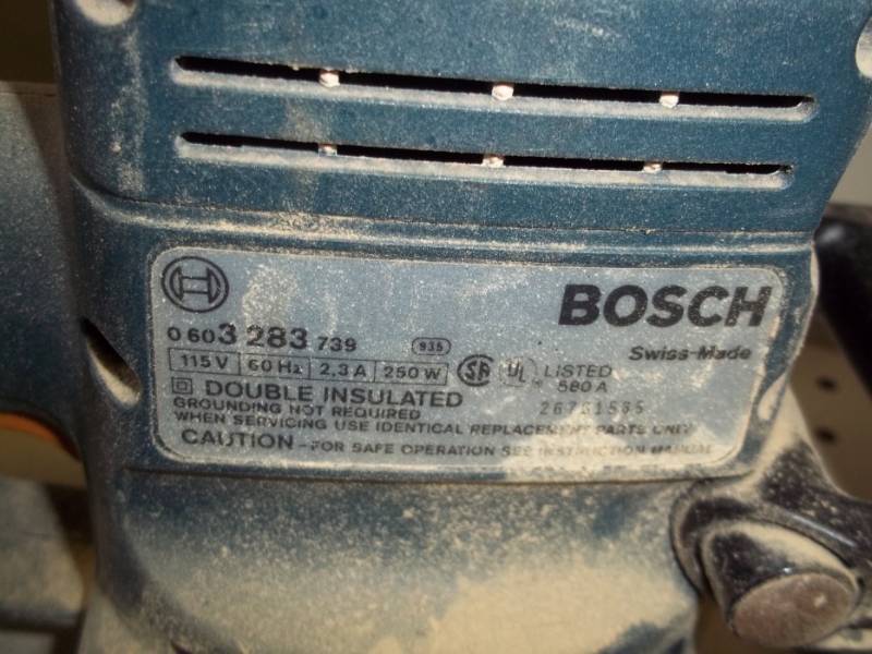 Bosch Sander Model 3283 DVS Advanced Sales Vintage Wood Working