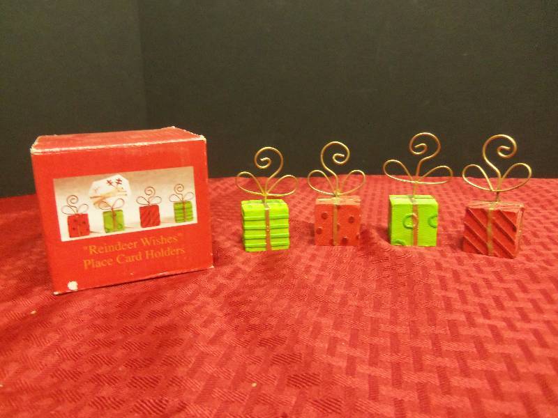 Holiday Place Card Holders