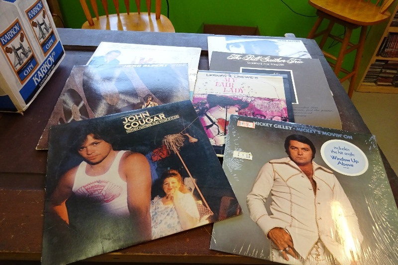 John Cougar, Ed Sullivan, Herb Elbert, Mickey Gilley & Assorted albums