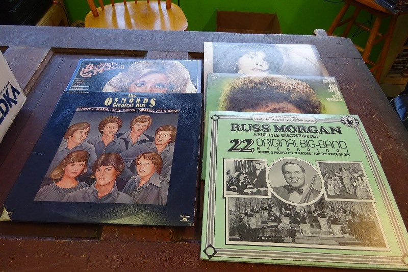 Russ Morgan, Barbara Mandrell, The Osmands, Laura Branigan, Mac Davis, and Assorted Albulms