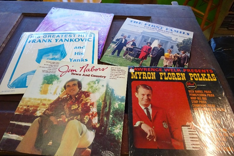 Jim Nabors, The first family, Frank Yankovic, Lawrence Welk, and assorted Albulms