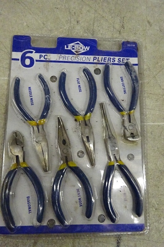 lot 39 image: LE-Bow 6 pcs precision pliers set