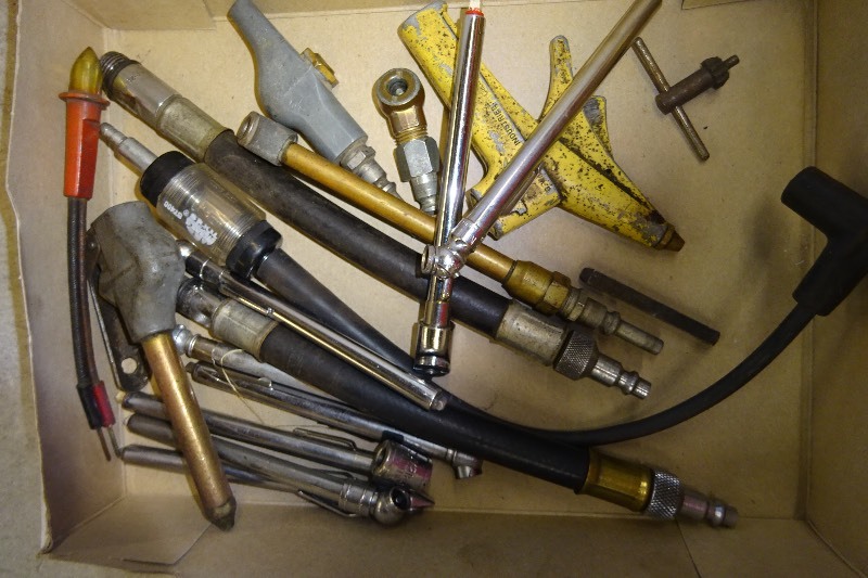 lot 106 image: Misc. air gauges, fillers