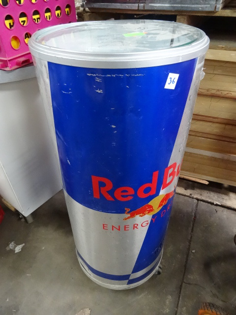 lot 36 image: Red Bull Beverage Refrigerator