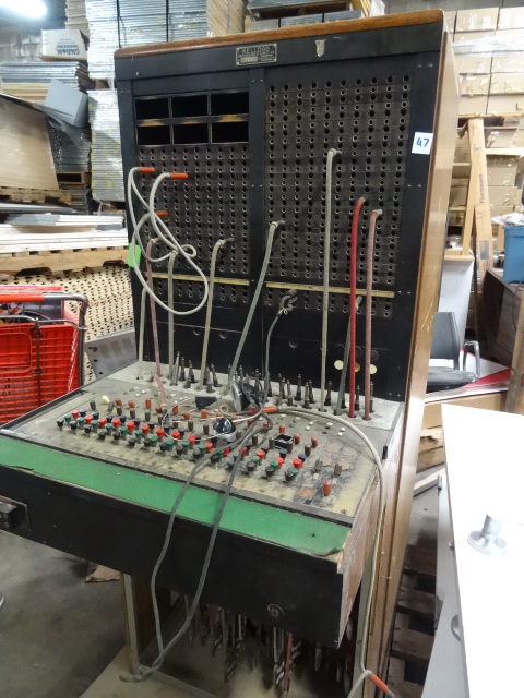 lot 47 image: Antique Telephone Switch Board.