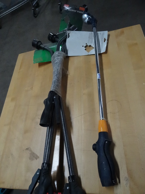 lot 48 image: 36 Garden Hose Shower Wands