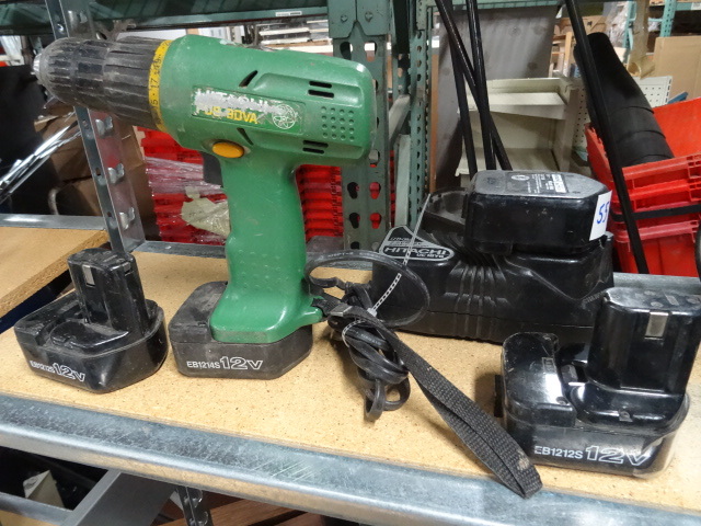 lot 55 image: Hitachi 12 Volt Drill
