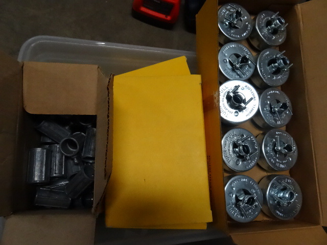 lot 73 image: Box of Misc Electrical Supplies.