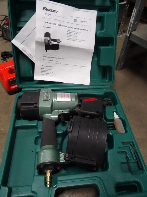 lot 74 image: Jonesway Wire Coil Nailer