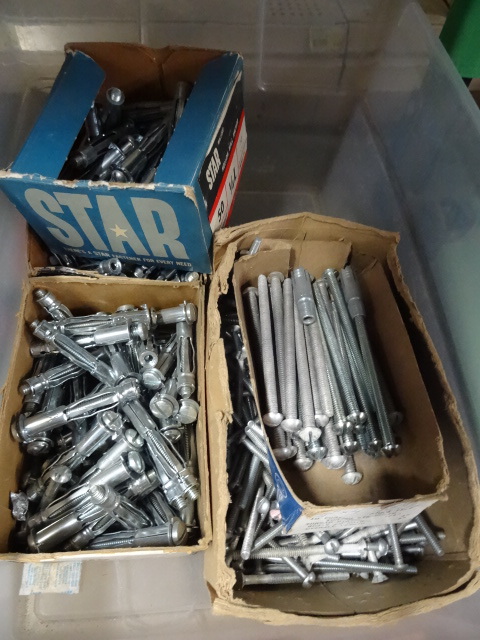 lot 88 image: Misc Anchors and Machine Screws