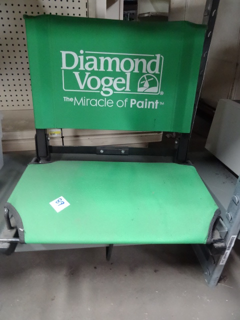 lot 89 image: Fold Up Stadium Bench Seat