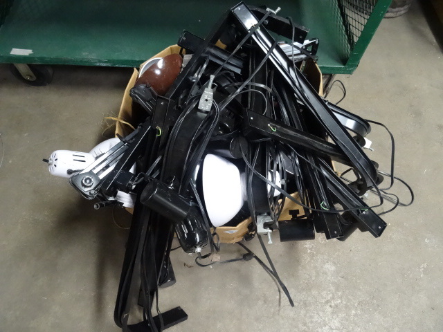 lot 108 image: Clamp on Desk Lamps