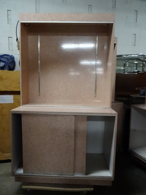 lot 126 image: Lighted Retail Display 2 Sliding Doors