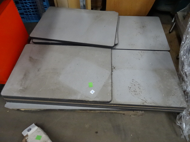 lot 133 image: Laminate Table Tops 36 X 24 Qty 4,