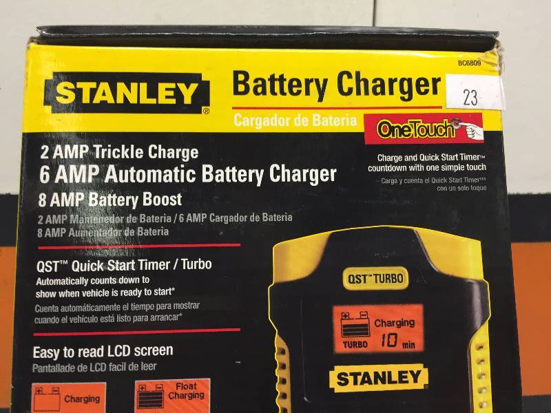 lot 23 image: STANLEY BATTERY CHARGERMAINTAINER 152 AMP