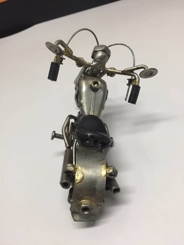 lot 50 image: CHOPPER, UNIQUE HAND MADE FROM SCRAP STEEL