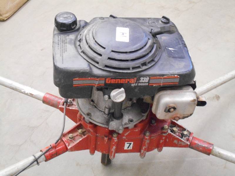 lot 10 image: General 330 Two-Man Hole DiggerA...