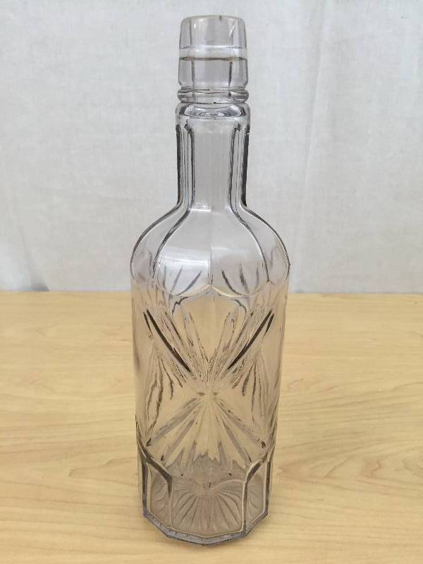 lot 63 image: 3 Vintage Old Decorative Bottles