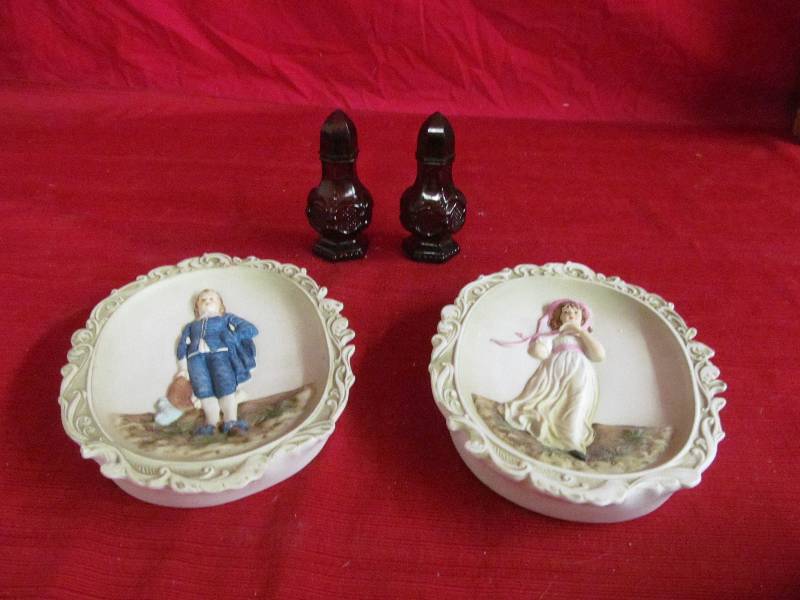Lefton china wall hangings